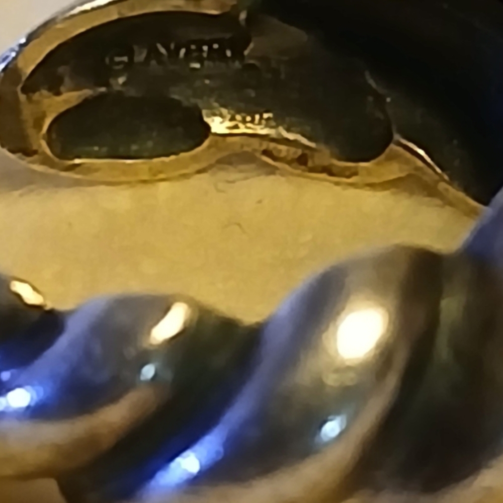 Retired James Avery Fluted Loop Ear Posts - image 4